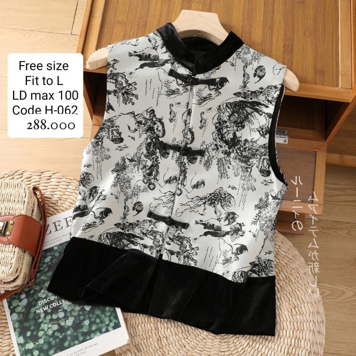 ATASAN CHEONGSAM WANITA/TOP CHEONGSAM/TOP ATASAN IMLEK/ATASAN QIPAO