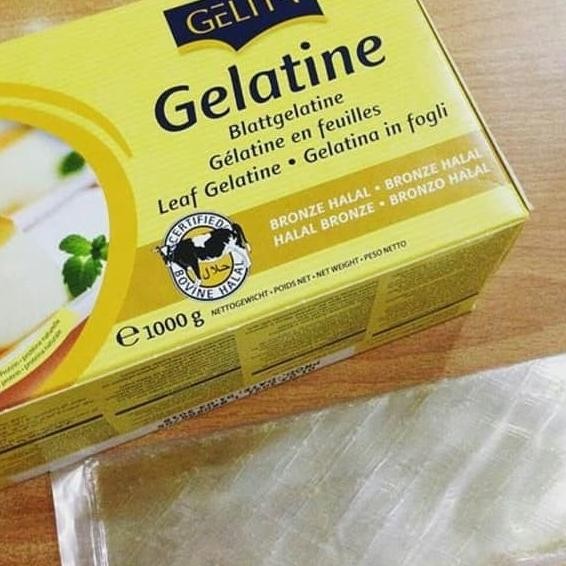 

Gelatine Sheet 25Gram / Gelatin Sheet / Gelatine Lembaran