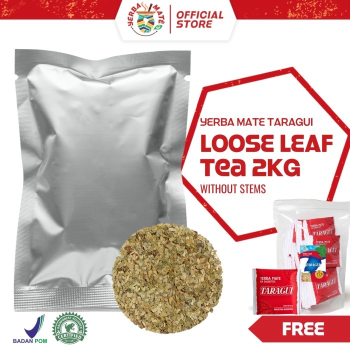 

Yerba Mate Taragui Bulk Loose Leaf 2 Kg Teh Botanikal Argentina