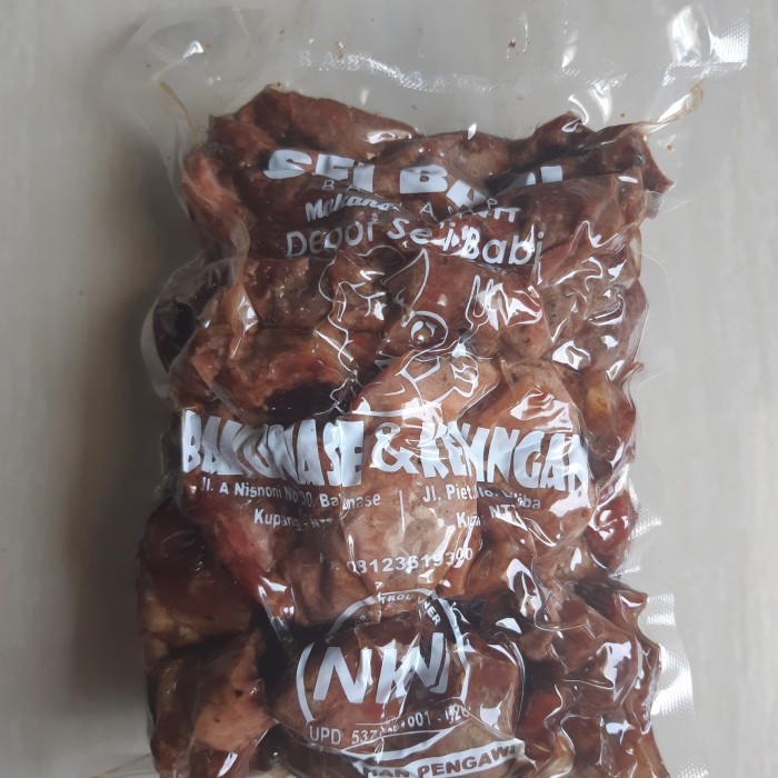 

SE'I BABI (babi asap) 1000 gram(1 kg) kemasan vakuum