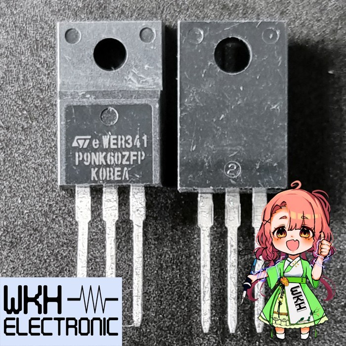 (WKH) P9NK60ZFP STP9NK60ZFP MOSFET N-CHANNEL 600V 0.85OHM 7A P 9NK60 ZFP