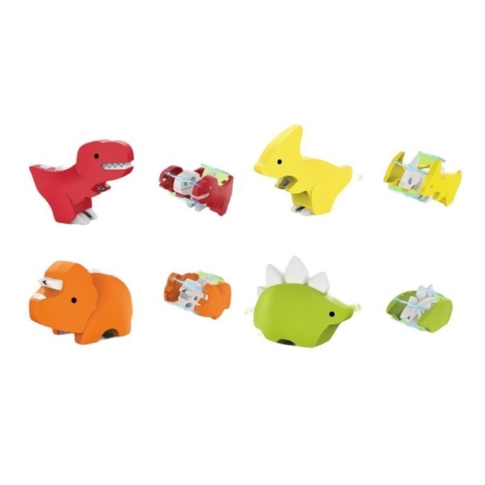TOKOHGROSIR Mainan Anak DINO CASING MAGNETIC 3D DIY Bongkar Pasang Dinosaur Anak