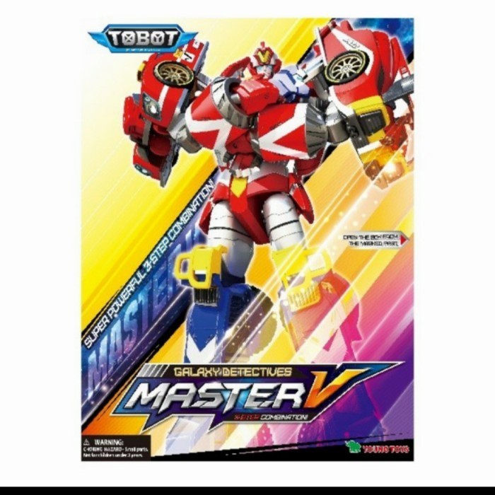 Licy Tobot Galaxy Detectives Master V Ginal / Mainan Robot Transform