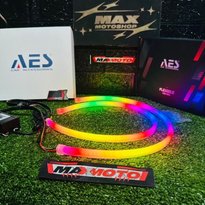 Lampu Alis Led Drl Huracan Aes Rgb Welcome Ligth Sein Running Bluetoot