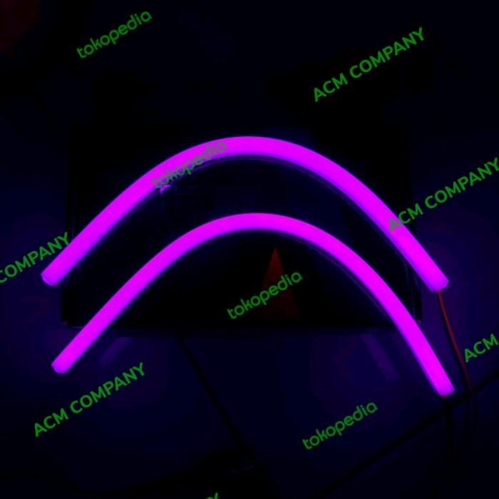 Lampu Alis Drl Led 30 Cm 1 Mode Grade A Premium Mrek Aes Original