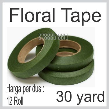 

Sale Floral Tape 30 Yards Isi 12 Roll Selotip Tangkai Bunga