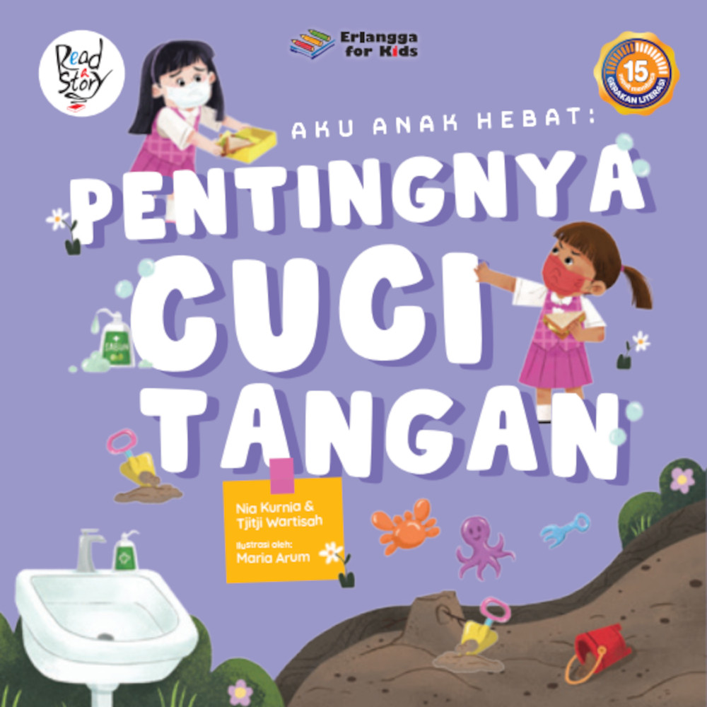 Buku Anak SERI AKU ANAK HEBAT : Pentingnya Cuci Tangan