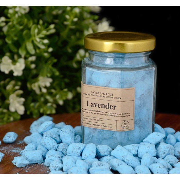 

Terlaris!! Dupa Incense Greek Lavender 60Gr Botle/Pouch Italy Liturgi Katolik