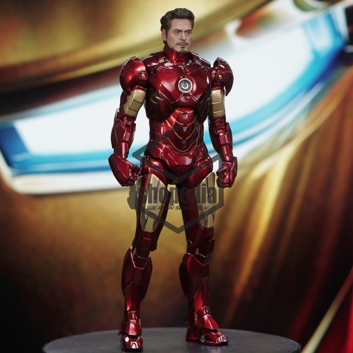 Manipple Studio Mp-67 Tony Stark Head Sculpt Hs For Zd Toys Iron Man 1/10 7" Headsculpt Kepala