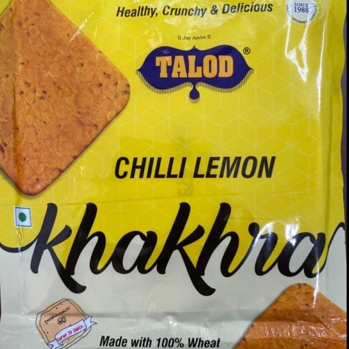 

+++++] KHAKHRA LEMON CHILLI TALOD 40G / Snack India / Kerupuk India