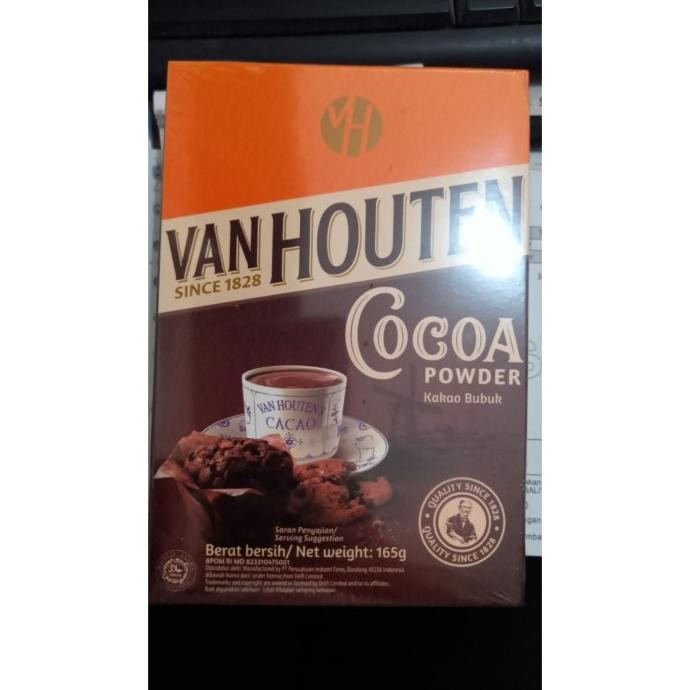 

] COCOA POWDER VAN HOUTEN 165 GR (COKLAT BUBUK)