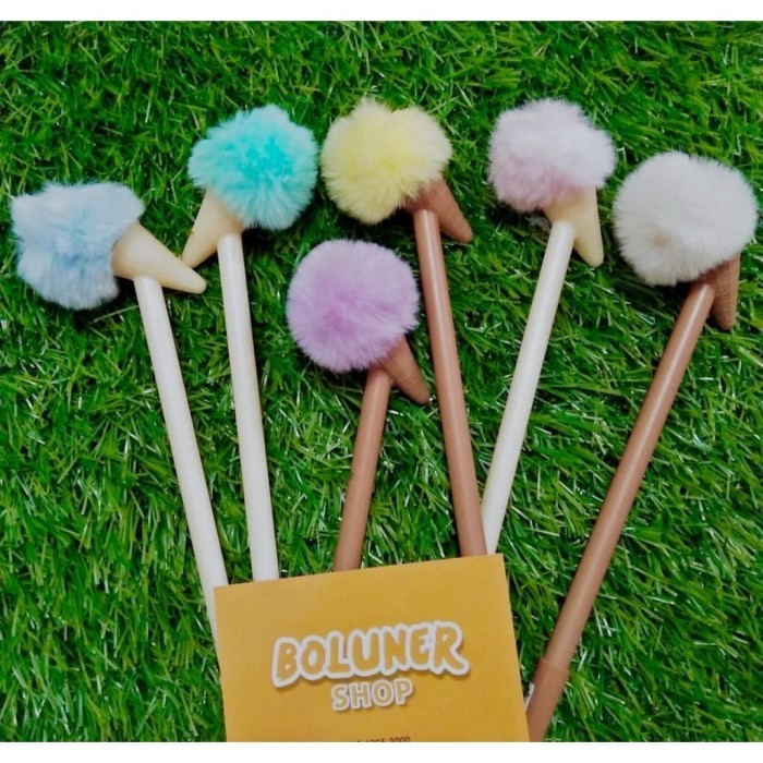 

Paling Laris! PEN PULPEN GEN POMPOM ICECREAM PENA POM Murah
