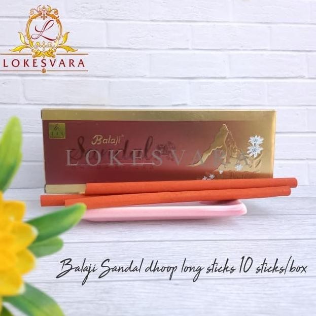 ] Dupa Hio Wangi Harum India Balaji Chandan Dhoop Long Stick