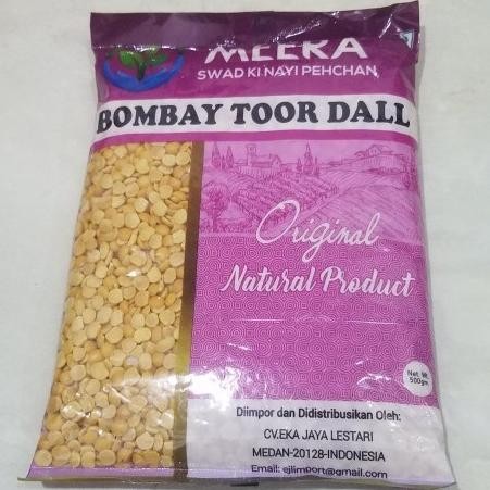 

monggo] TOOR DALL BOMBAY MEERA 500G / Tur Dal / Tuvar Dal / Arhar Dal.