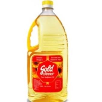 

] GOLD WINNER REFINED SUNFLOWER OIL - 1,8 Liter / Cholesterol Free