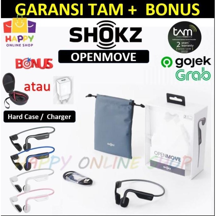 READY Shokz Openmove Wireless Bone Conduction Headphone Aftershokz Open Move