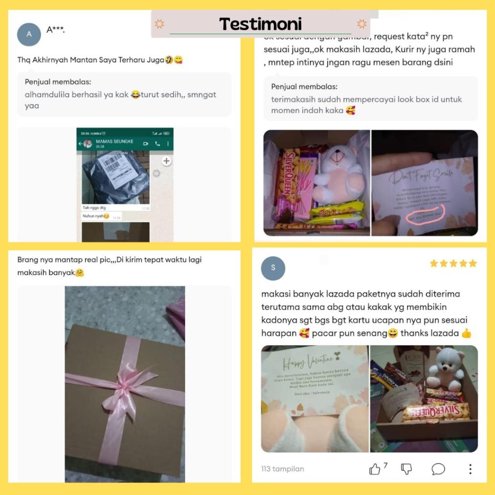 

vf-52 kado valentine coklat gift box pacar Ulang Tahun/Hampers coklat snack box cowok cewek Murah Simple bisa COD by Look box id Termurah