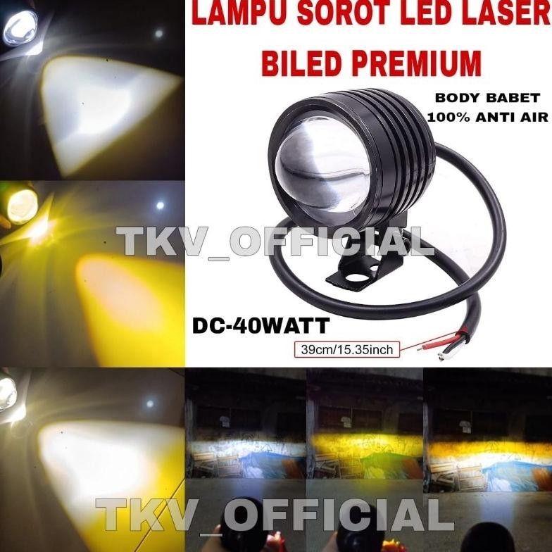 PJJ-1621 LAMPU SOROT LASER PREMIUM MODEL BILED / LAMPU SOROT MOTOR LED FOGLAM BILED PREMIUM /LAMPU S