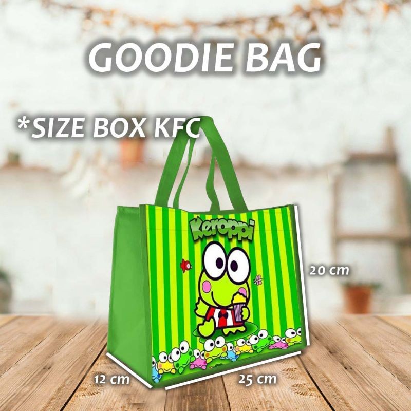 

TAS GOODIE BAG GAMBAR KEROPI TAS GOODIE BAG SERBA GUNA TAS TASYAKURAN TAS ULANG TAHUN ANAK(ULTAH) TAS KADO SUNATAN AQIQAH TAS BELANJA TAS TEMPAT MAKAN ANAK TAS SERBA GUNA