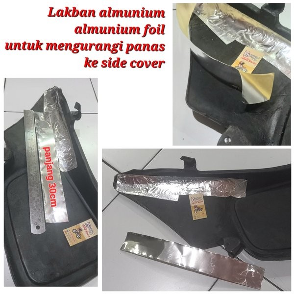 Lakban Almunium Side Cover Ts125 Almunium Penahan Panas Side Cover Ts125 Barang Langka