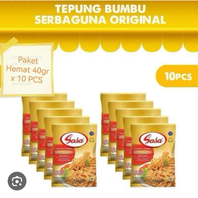 

Tepung bumbu serbaguna 40gr x 10sachet