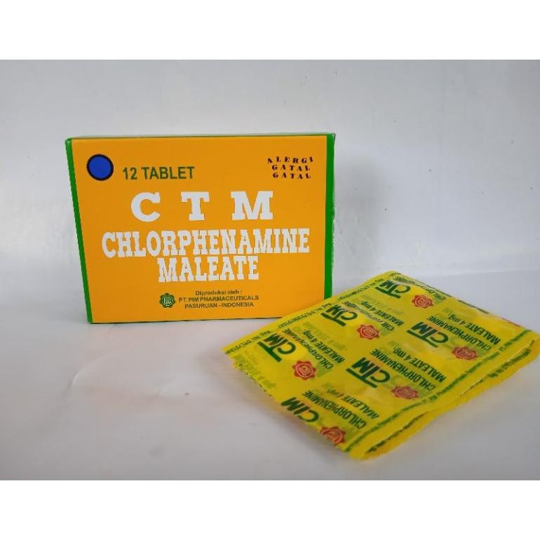 CTM TABLET OBAT ALERGI 12 TABLET - CUCI GUDANG