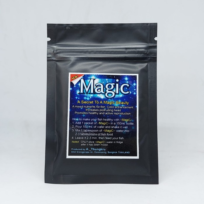 Magic Blue - Import Thailand Serbuk Jenong Warna Mutiara Louhan Breedi