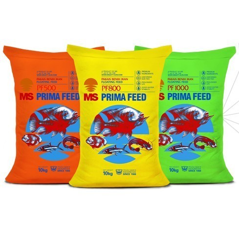 1Karung Prima Feed (Pf100, Pf500, Pf800,Pf1000) Pakan Pelet Benih Ikan