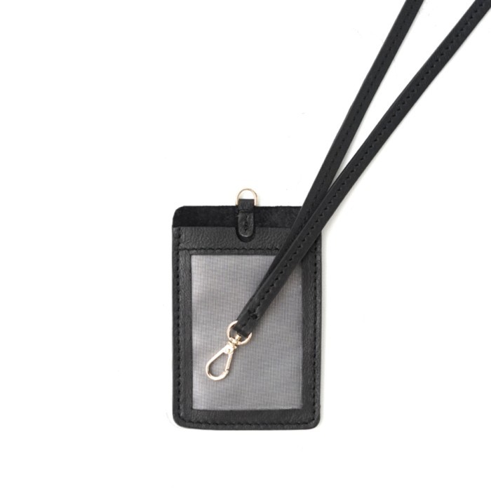 

Terbaru!!! Dapoza Lanyard Leather / ID card holder name tag kulit