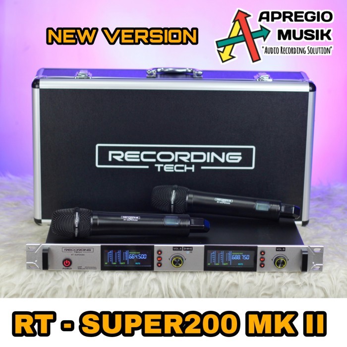 Ready Recording Tech RT Super 200 Super200 Wireless Microphone 2 Channel