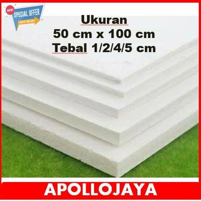

Hot Promo Styrofoam Sterofoam Gabus 50 Cm X 100 Cm Qc Pass