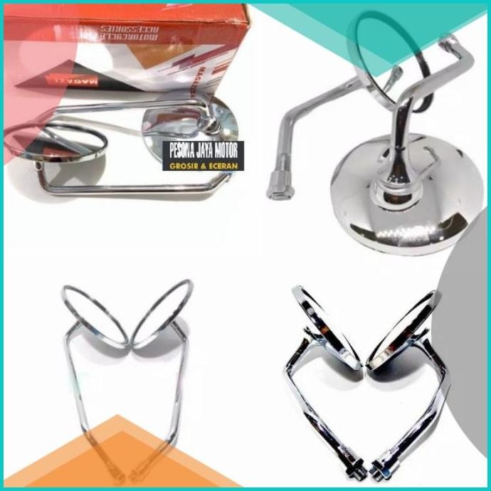 Spion Bulat Crome Spion Model Vespa Spion Classic Drat Honda & Yamaha