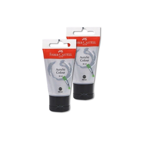 

CAT ACRYLIC FABER CASTELL 183011 AC CLR 30ML SILVER