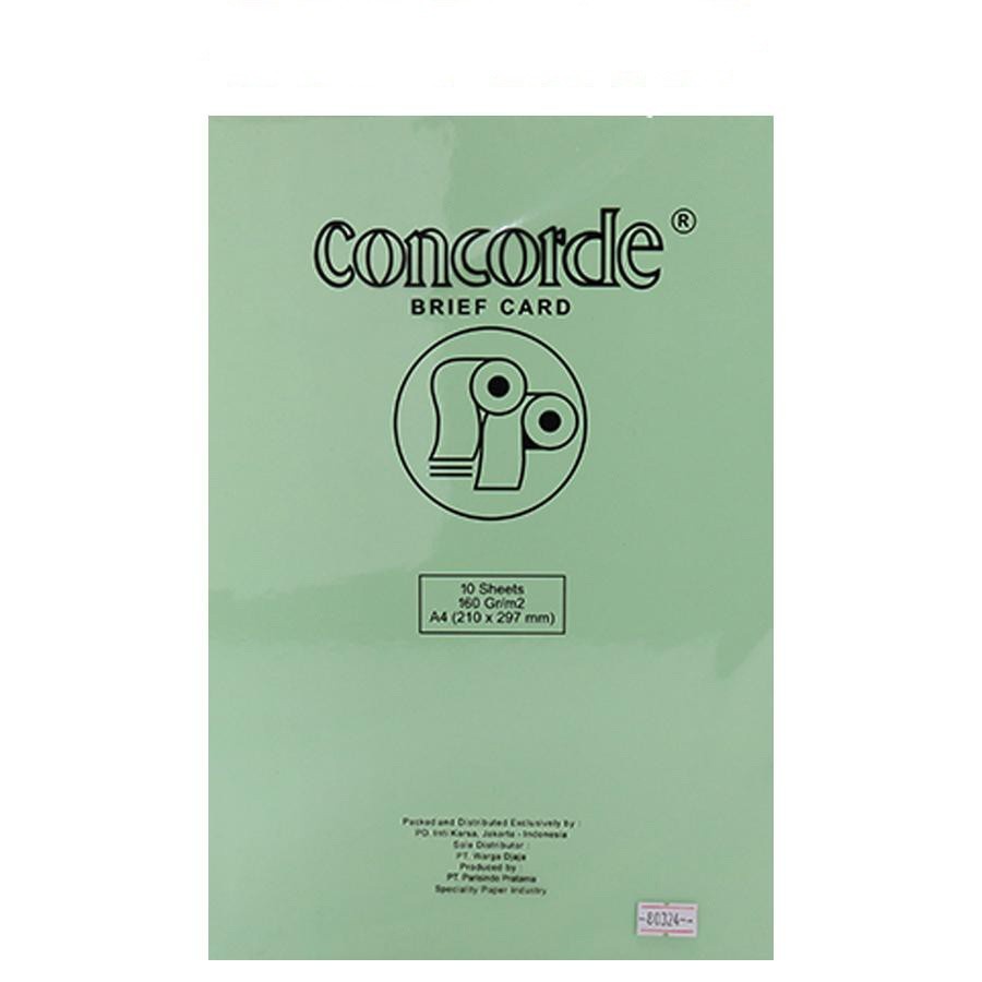 

KERTAS CONCORDE 80324 A4 160GR HIJAU