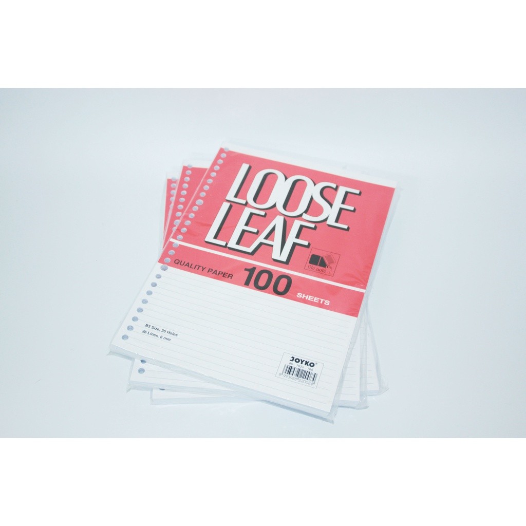 

Loose Leaf Garis Joyko B5 Isi 100 Lembar
