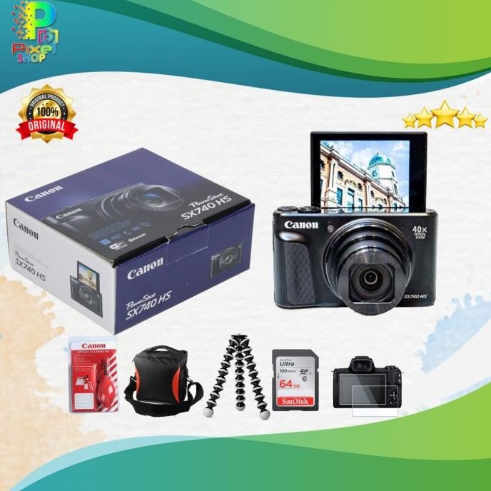 READY Canon PowerShot SX740 HS Digital Camera / Canon SX740 HS