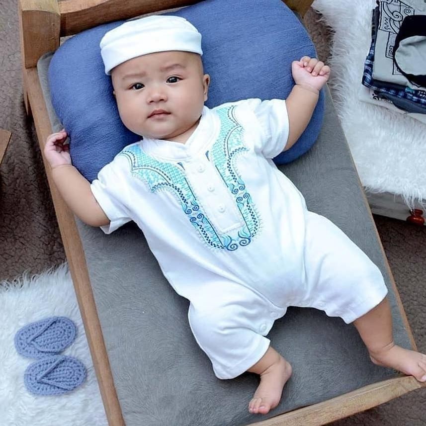 Baju Aqiqah Bayi Laki Laki 0 6 Bulan New Born Newborn Setelan Stelan Bayi S14
