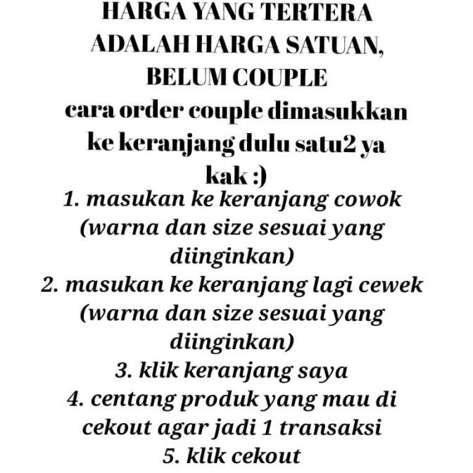 Kaos Couple Pasangan Goblin / Baju Lengan Panjang Pria Wanita Bahan Baby Terry Premium / Kaos Kapela