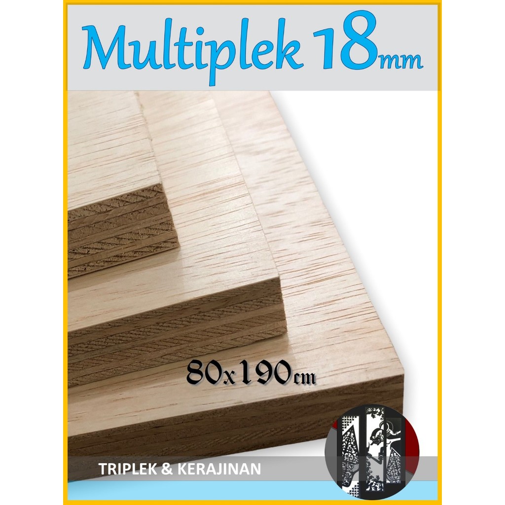 Triplek 18mm 80x190 cm Multiplek MDF Melamin Blokmin Blokboard 18 mm 190x80 | 80 x 190 | 190 x 80 cm