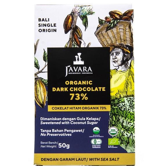 

Javara - Organic Dark Chocolate 73% - Bali Single Gin - 50 Gr