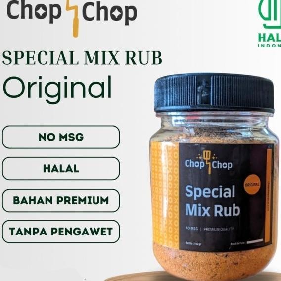 

[Zs]- Chop-Chop Rub Spesial X Bumbu Marinasi Rendah Kal (Untuk