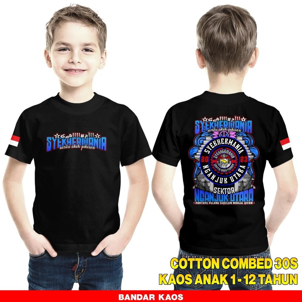 Limited Bandar Kaos Syekhermania Indonesia 4 - Kaos Anak Usia 1 Tahun Sampai 12 Tahun - Kaos Habib S