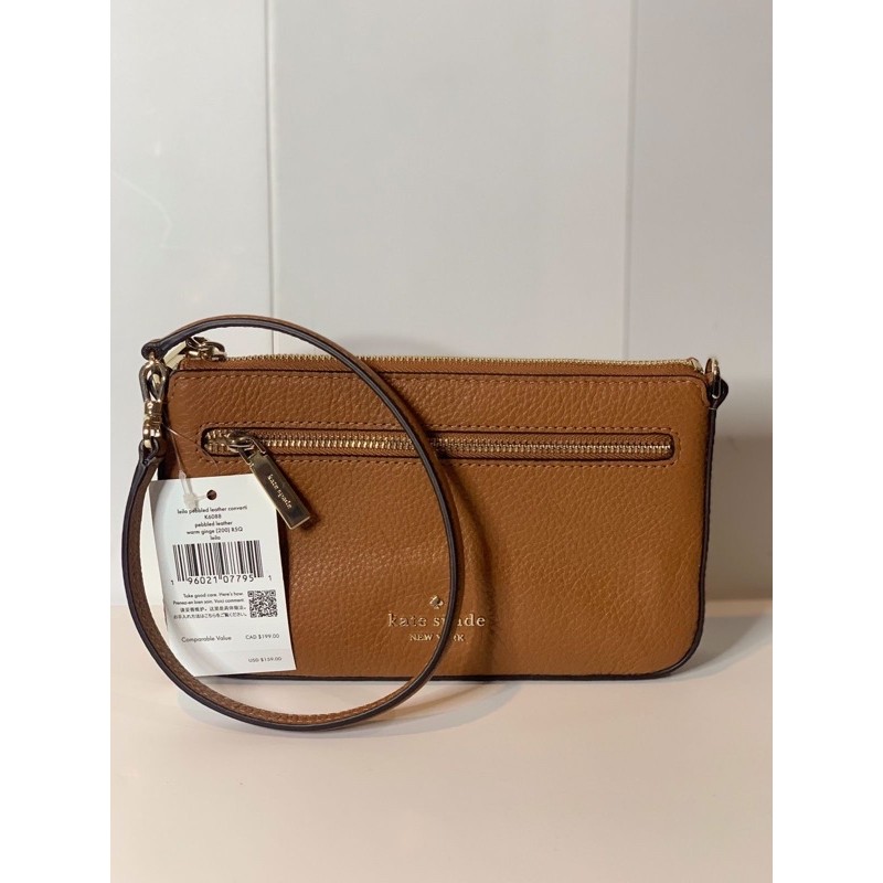 Tas ks leila pebbled leather convertible warm ginge