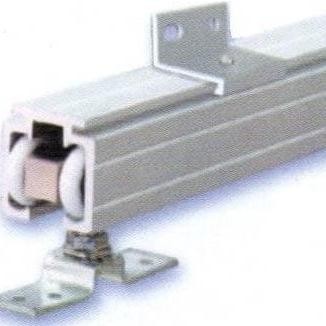 D6 Rel Pintu Gantung Aluminium Kayu Dekson 3 Meter Double Sliding