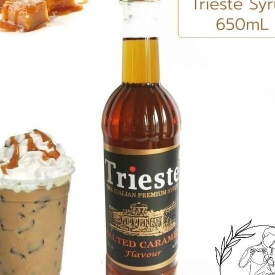 

650Ml Ed Caramel Trieste Syrup Sirup Kopi Coffee - Karamel Asin