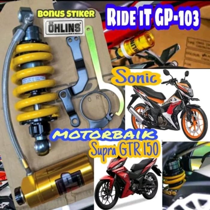 monoshock tabung pisah Sonic 150 Supra GTR 150 Klik Fungsi RIDE IT Import
