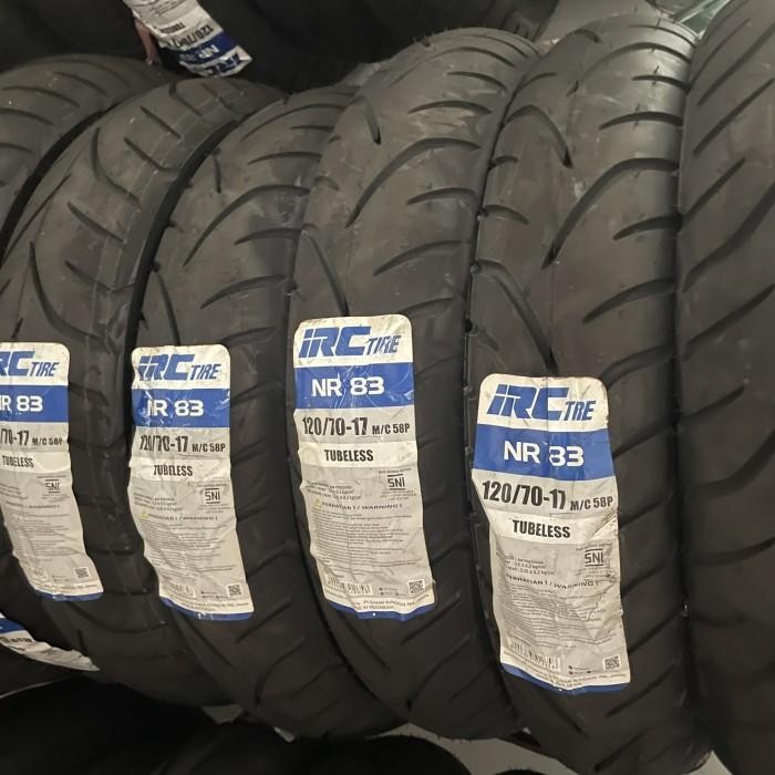 Ban IRC tubeless NR83 120/70-17 supra GTR MX King D-tracker CBR 150 Import
