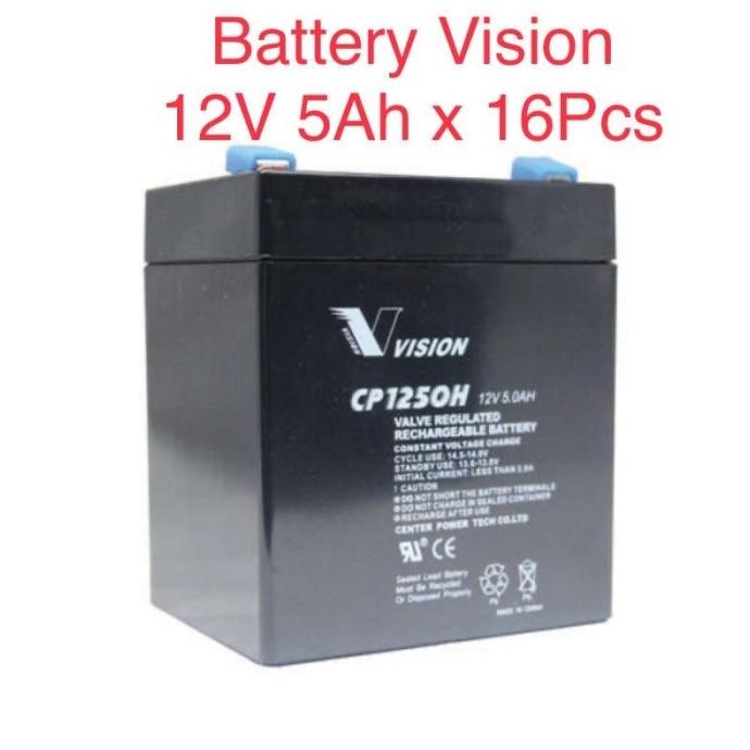 APC UPS RBC44/RBC140 Replacement battery 16pcs 16x 12V 5AH