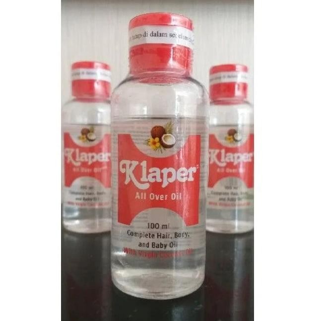 

Klaper All Over Oil 100 ml Virgin Coconut Oil VCO Minyak Kelapa -Promo