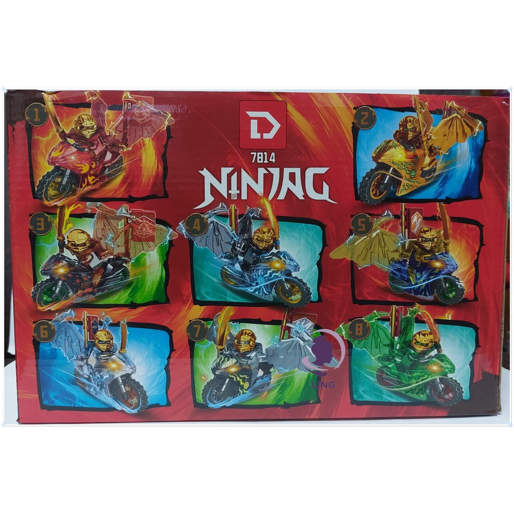 Mainan Brick Ninja Minifigure